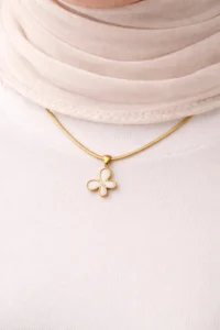 Ivory Flutter Necklace – Stainless Steel